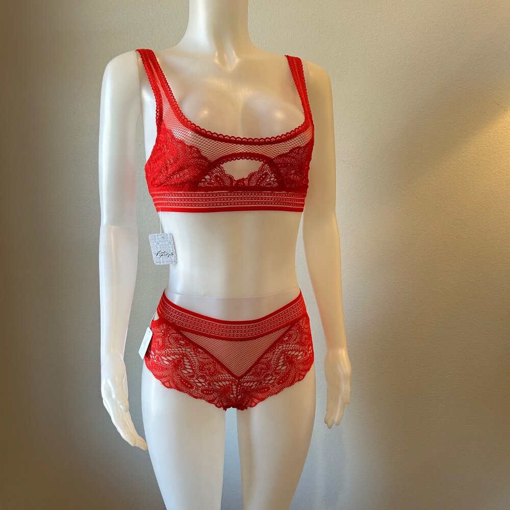 Free People Moonlit Meadow Bralette & Briefs Set